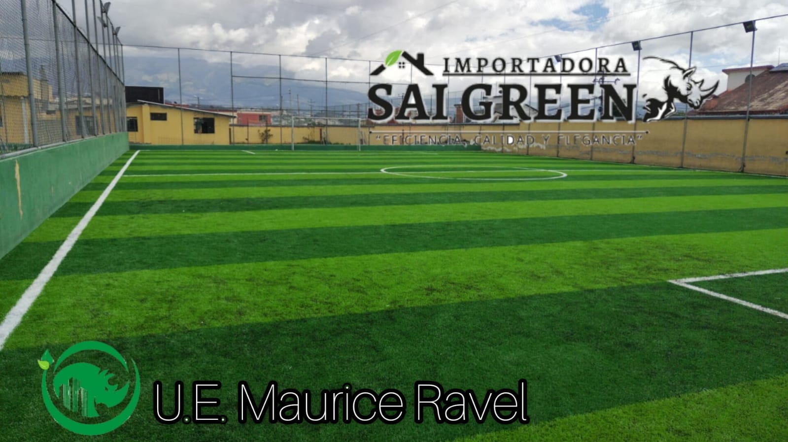 Cancha de fútbol césped sintético SAI Green