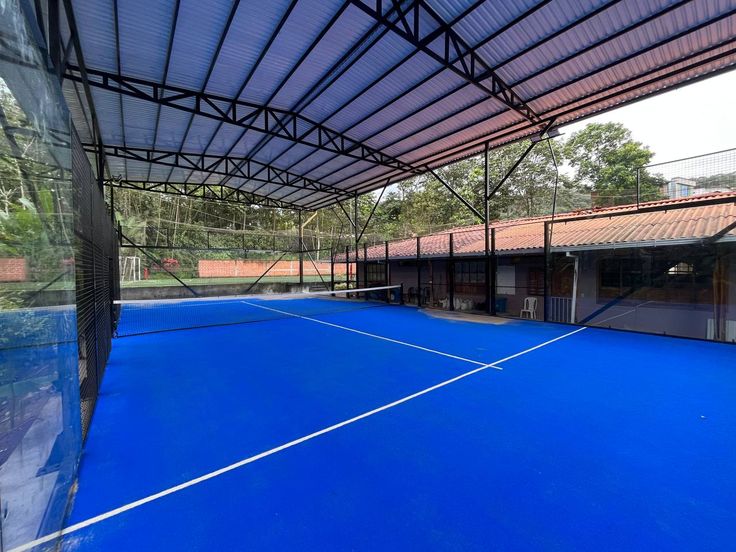 Cancha de pádel instalada