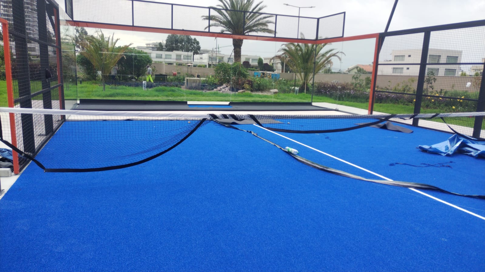Proceso de instalación pádel